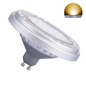 QLEE Dimmable GU10 Base AR111 15W 30°Beam Angle Warm White 3000k SMD LED Bulb AC175-265V Spot Down Lights 1200Lm