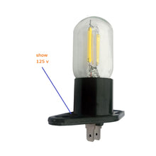 Load image into Gallery viewer, QLEE Led Z187 Microwave Bulb Straight Terminals T170 1.5w Refrigerator Filament Lamp Replacement For Ge Lg Sharp Midea Whirlpool Panasonic Bauknecht 20w Genuine Wb36x10063 Wb36x10131 3513601,2 Pack