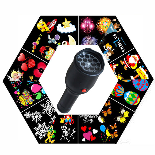 QLEE Christmas Decoration Handheld Flashlight