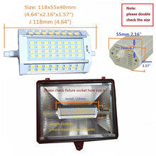 Load image into Gallery viewer, QLEE R7S LED J118 118mm Dimmable Bulb 30W DayLight 6000k AC 120V 3000LM Double Ended J LED Floodlight For R7S 200W 300w 400w Halogen Replacement